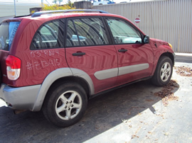 2003 TOYOTA RAV4 4DOOR L MODEL 2.0L AT 4WD COLOR RED STK Z13415