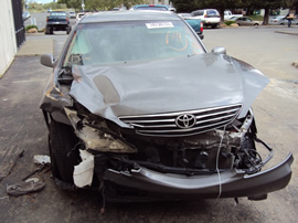 2005 TOYOTA CAMRY 4 DOOR SEDAN LE MODEL 2.4L AT FWD COLOR GRAY Z13421