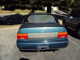 1995 TOYOTA COROLLA 4 DOOR SEDAN DX MODEL 1.8L AT FWD COLOR GREEN STK Z13422