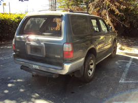 1997 TOYOTA 4RUNNER SUV SR5 MODEL 3.4L V6 AT 2WD COLOR GREEN STK Z13427