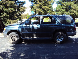 1997 TOYOTA 4RUNNER SUV SR5 MODEL 3.4L V6 AT 2WD COLOR GREEN STK Z13427