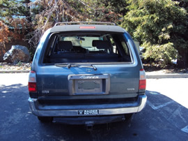 1997 TOYOTA 4RUNNER SUV SR5 MODEL 3.4L V6 AT 2WD COLOR GREEN STK Z13427
