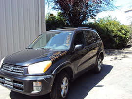 2002 TOYOTA RAV4 4 DOOR L MODEL 2.0L AT AWD COLOR BLACK Z14677