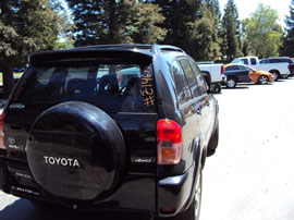 2002 TOYOTA RAV4 4 DOOR L MODEL 2.0L AT AWD COLOR BLACK Z14677