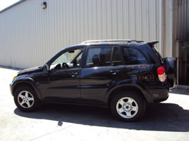 2002 TOYOTA RAV4 4 DOOR L MODEL 2.0L AT AWD COLOR BLACK Z14677