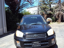 2002 TOYOTA RAV4 4 DOOR L MODEL 2.0L AT AWD COLOR BLACK Z14677