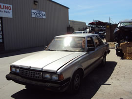 1984 TOYOTA CRESSIDA 4 DOOR SEDAN LUXURY MODEL 2.8L 6CYL AT RWD COLOR SILVER Z14676