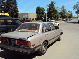 1984 TOYOTA CRESSIDA 4 DOOR SEDAN LUXURY MODEL 2.8L 6CYL AT RWD COLOR SILVER Z14676