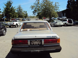 1984 TOYOTA CRESSIDA 4 DOOR SEDAN LUXURY MODEL 2.8L 6CYL AT RWD COLOR SILVER Z14676