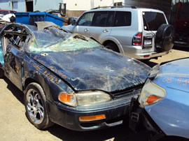 1996 TOYOTA CAMRY 4 DOOR SEDAN LE MODEL 2.2L CALIFORNIA EMISSIONS AT FWD COLOR GREEN  Z14675