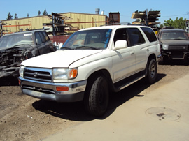 1997 TOYOTA 4 RUNNER SUV SR5 MODEL 3.4L V6 AT 4X4 COLOR WHITE STK Z13428