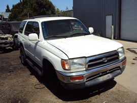 1997 TOYOTA 4 RUNNER SUV SR5 MODEL 3.4L V6 AT 4X4 COLOR WHITE STK Z13428