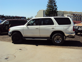 1997 TOYOTA 4 RUNNER SUV SR5 MODEL 3.4L V6 AT 4X4 COLOR WHITE STK Z13428