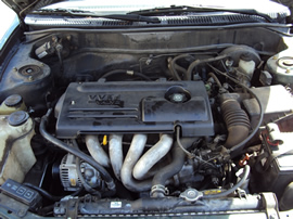 2001 TOYOTA COROLLA 4 DOOR SEDAN CE MODEL 1.8L AT FWD COLOR GREEN STK Z13429