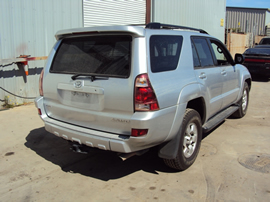 2004 TOYOTA 4RUNNER SR5 MODEL 4.7L V8 AT 2WD COLOR SILVER STK Z13436