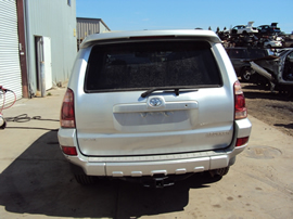2004 TOYOTA 4RUNNER SR5 MODEL 4.7L V8 AT 2WD COLOR SILVER STK Z13436