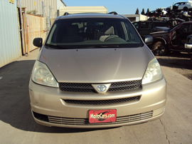 2004 TOYOTA SIENNA VAN LE MODEL 3.3L V6 AT FWD COLOR GOLD STK Z13439