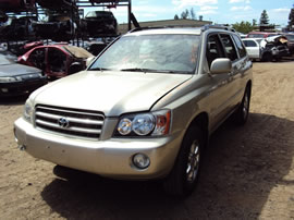 2001 TOYOTA HIGHLANDER LIMITED MODEL 3.0L V6 AT AWD COLOR GOLD Z14682