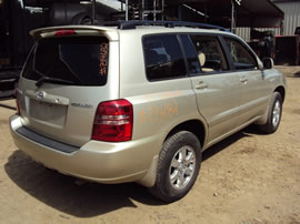 2001 TOYOTA HIGHLANDER LIMITED MODEL 3.0L V6 AT AWD COLOR GOLD Z14682