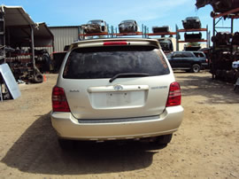 2001 TOYOTA HIGHLANDER LIMITED MODEL 3.0L V6 AT AWD COLOR GOLD Z14682