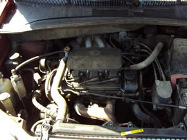 1999 TOYOTA SIENNA VAN XLE MODEL 5 DOORS 3.0L V6 AT FWD COLOR RED Z14683