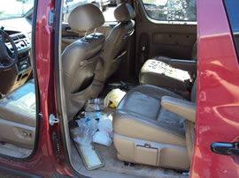 1999 TOYOTA SIENNA VAN XLE MODEL 5 DOORS 3.0L V6 AT FWD COLOR RED Z14683