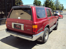 1995 TOYOTA 4RUNNER SR5 MODEL 3.0L V6 AT 4X4 COLOR RED Z14685