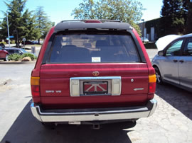 1995 TOYOTA 4RUNNER SR5 MODEL 3.0L V6 AT 4X4 COLOR RED Z14685