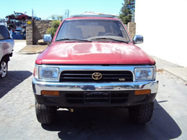 1995 TOYOTA 4RUNNER SR5 MODEL 3.0L V6 AT 4X4 COLOR RED Z14685