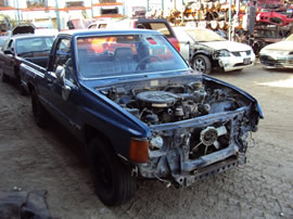 1987 TOYOTA PICKUP TRUCK REGULAR CAB SHORT BED STD MODEL 2.4L CARB MT 4 SPEED 2WD COLOR BLUE Z14689