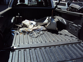 2005 TOYOTA TACOMA 4 DOOR EXTENDED CAB SHORT BED  PRE-RUNNER 4.0L AT 2WD COLOR WHITE STK Z13441