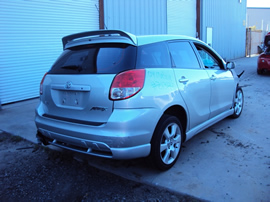 2004 TOYOTA MATRIX XRS MODEL 1.8L MT 6 SPEED COLOR  SILVER STK Z13442