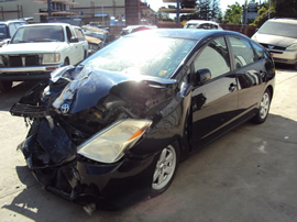 2004 TOYOTA PRIUS HATCHBACK 4 DOOR 1.5L AT HYBRID COLOR BLACK Z13443