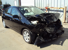 2004 TOYOTA PRIUS HATCHBACK 4 DOOR 1.5L AT HYBRID COLOR BLACK Z13443