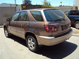 2004 TOYOTA PRIUS HATCHBACK 4 DOOR 1.5L AT HYBRID COLOR BLACK Z13443