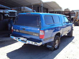 1996 TOYOTA T100 PICK UP XTRA CAB SR5 MODEL 3.4L V6 AT 4X4 COLOR BLUE STK Z13446