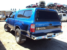 1996 TOYOTA T100 PICK UP XTRA CAB SR5 MODEL 3.4L V6 AT 4X4 COLOR BLUE STK Z13446