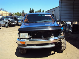 1996 TOYOTA T100 PICK UP XTRA CAB SR5 MODEL 3.4L V6 AT 4X4 COLOR BLUE STK Z13446