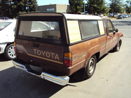1987 TOYOTA PICK UP TRUCK XTRA CAB SR5 MODEL 2.4L EFI AT 2WD COLOR BROWN Z14697