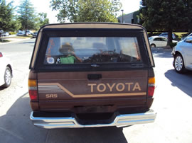 1987 TOYOTA PICK UP TRUCK XTRA CAB SR5 MODEL 2.4L EFI AT 2WD COLOR BROWN Z14697