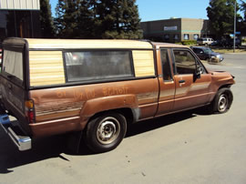 1987 TOYOTA PICK UP TRUCK XTRA CAB SR5 MODEL 2.4L EFI AT 2WD COLOR BROWN Z14697