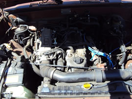 1987 TOYOTA PICK UP TRUCK XTRA CAB SR5 MODEL 2.4L EFI AT 2WD COLOR BROWN Z14697