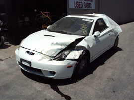 2000 TOYOTA CELICA GT MODEL 1.8L AT FWD COLOR WHITE Z14702