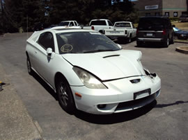 2000 TOYOTA CELICA GT MODEL 1.8L AT FWD COLOR WHITE Z14702