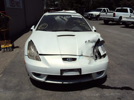 2000 TOYOTA CELICA GT MODEL 1.8L AT FWD COLOR WHITE Z14702