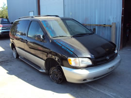 1999 TOYOTA SIENNA XLE MODEL 3.0L V6 AT FWD COLOR BLACK STK Z13448