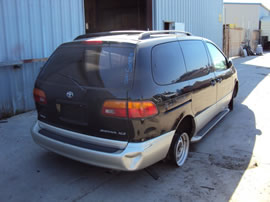 1999 TOYOTA SIENNA XLE MODEL 3.0L V6 AT FWD COLOR BLACK STK Z13448