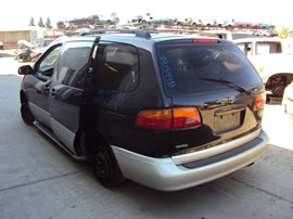 1999 TOYOTA SIENNA XLE MODEL 3.0L V6 AT FWD COLOR BLACK STK Z13448