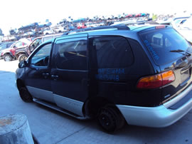 1999 TOYOTA SIENNA XLE MODEL 3.0L V6 AT FWD COLOR BLACK STK Z13448