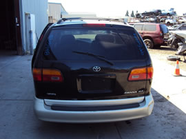 1999 TOYOTA SIENNA XLE MODEL 3.0L V6 AT FWD COLOR BLACK STK Z13448